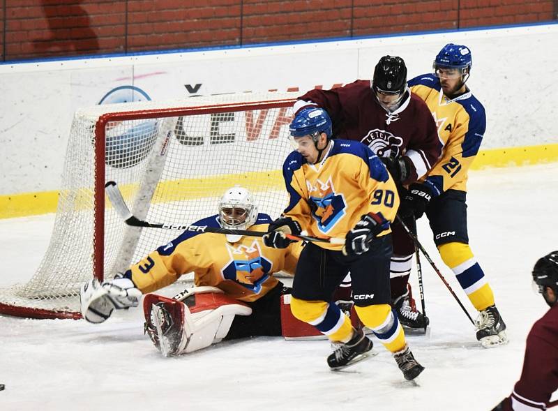 II. liga ledního hokeje: IHC Písek - Letci Letňany 3:5 (1:1, 1:2, 1:2).