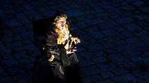 Letošním prvním představením na Zvíkově byl Zločin na Lipnici aneb Dracula je zpět!