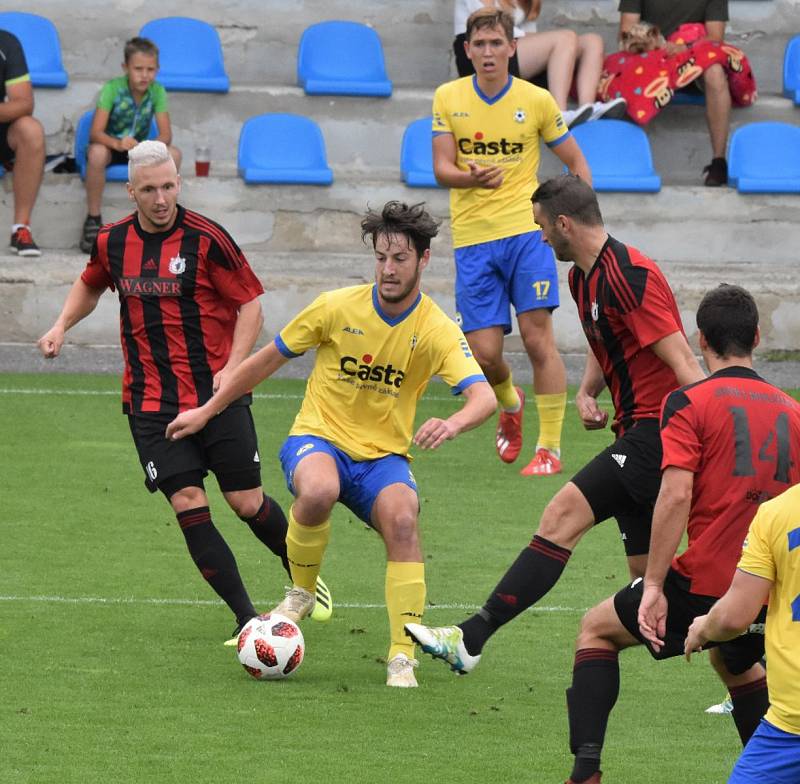 FC Písek – TJ Jiskra Domažlice 0:1 (0:1).