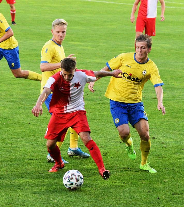 Fortuna ČFL: FC Písek - Slavia Karlovy Vary 1:0 (0:0).