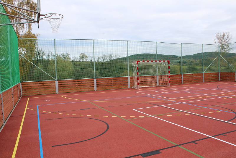 Sportovní areál na Jiráskově nábřeží v Písku.