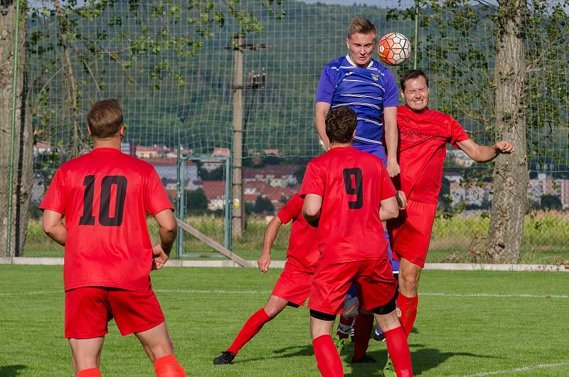 Zápas I.B třídy mezi Hradištěm a Putimí 1:2 (0:0)-