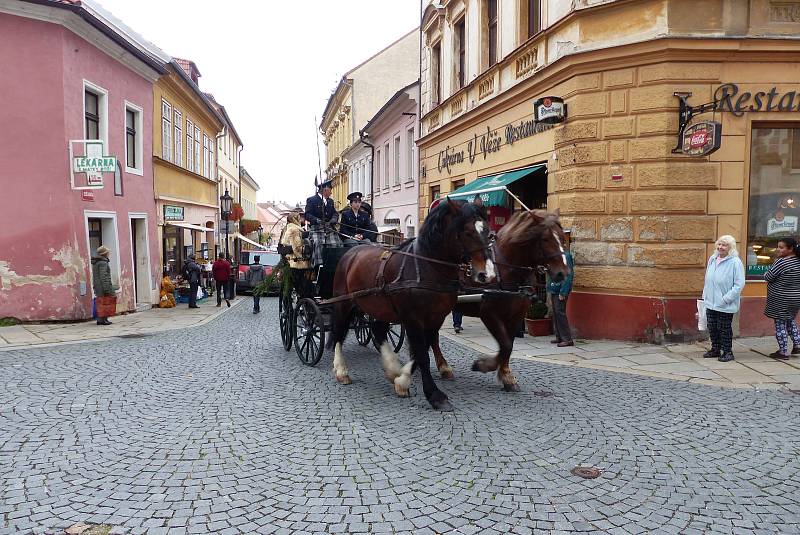 Svatohubertská mše v Písku.