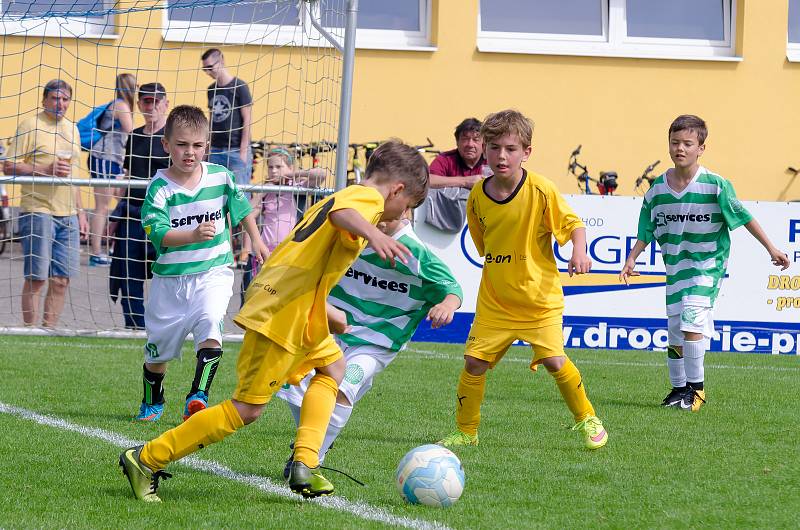 Přestávkový zápas přípravek v rámci třetiligového derby Písek - Čížová.