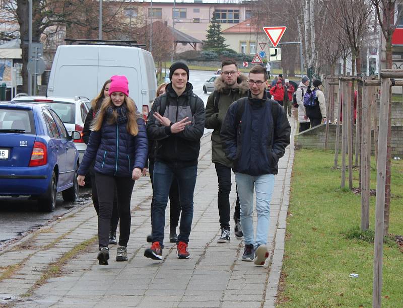 Silvestrovský výstup na Mehelník.