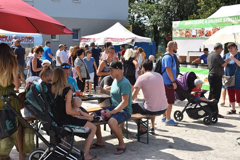 Street Food Market v Písku.