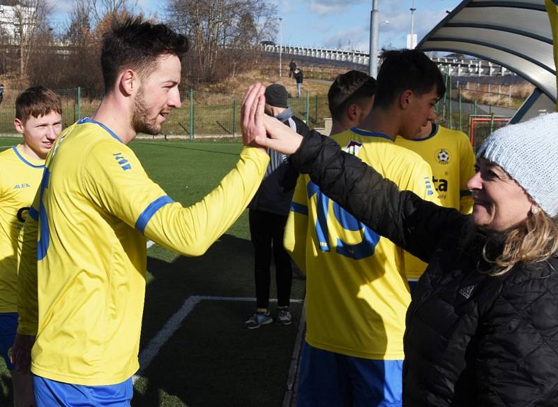 Přípravný fotbal: FC Písek - AC Sparta Praha B 2:1 (2:1). Foto: Jan Škrle