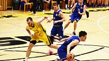 Čtvrtfinále play off 1. ligy basketbalistů: Sršni Photomate Písek - Lokomotiva Plzeň 93:54 (58:22).