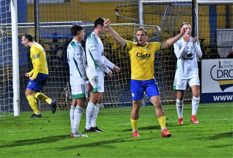 ČFL: FC Písek - Sokol Hostouň 2:0 (1:0).