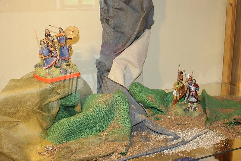 Výstava Malí vojáci velkých válek v Milevském muzeu.
