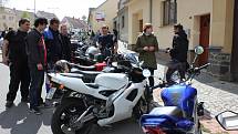 Desáté setkání motorkářů s požehnáním na cestu v Milevsku.