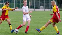 Utkání ČDŽ U 15 A mezi Pískem a celkem Tempo Praha (2:1)