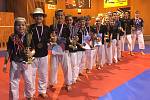 Úspěšní účastníci Mistrovství České republiky v karate z oddílu SKP karate Písek.