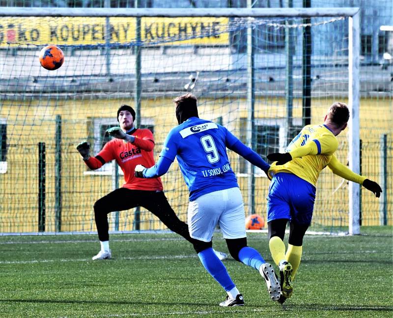 Fotbalová příprava: FC Písek - Sokol Lom 7:0 (3:0).