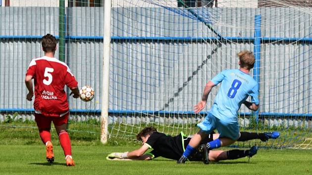 Fotbalový KP: FK Protivín - TJ Blatná 6:0 (3:0).