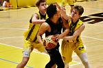 Český pohár basketbalistů: Sokol Sršni Písek - ERA Basketbal Nymburk 67:109.