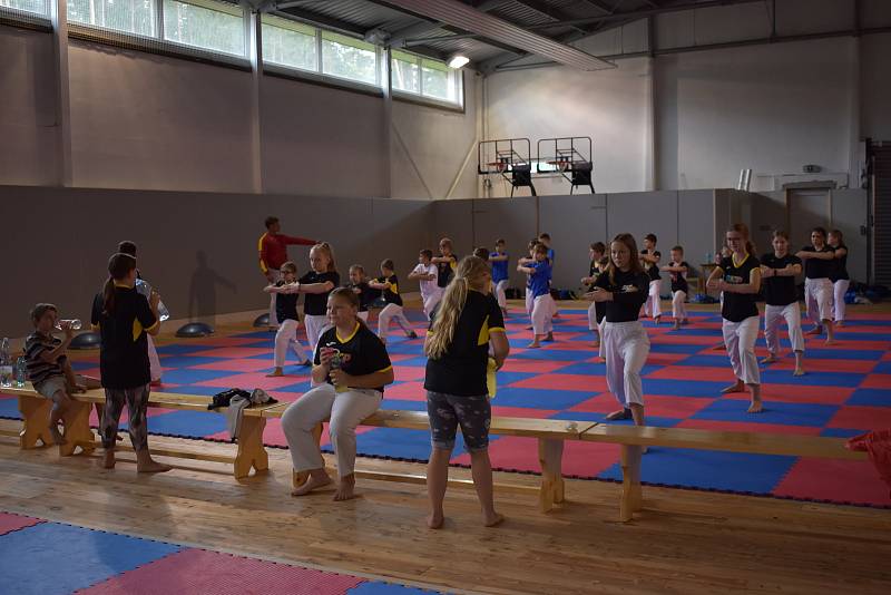 Letní soustředění SKP karate Písek.