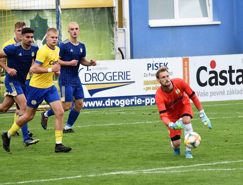 Fotbalová ČFL: FC Písek - Motorlet Praha 1:0 (0:0).