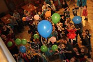 Dětský karneval v milevském domě kultury.