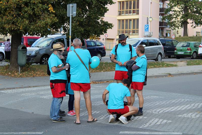 Pochod za zdravé chlapy v Písku.