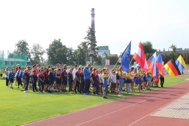 Sportovní hry partnerských měst v Písku.