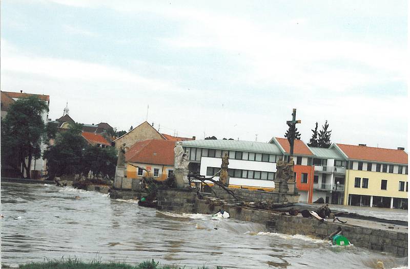 Povodně 2002 - Písek.