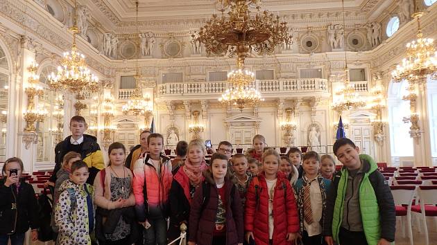 Školní družina zvítězila v soutěži a navštívila Pražský hrad.
