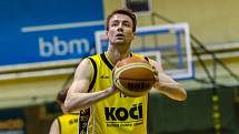 Závěrečný duel sezony 1. ligy basketbalistů Písek - Prostějov.