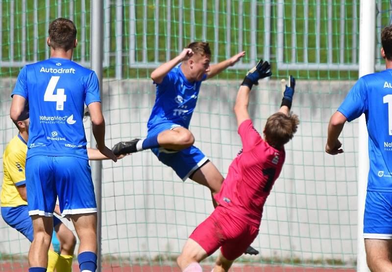 Česká liga dorostu U19: FC Písek - FC Silon Táborsko 2:2 (2:1).