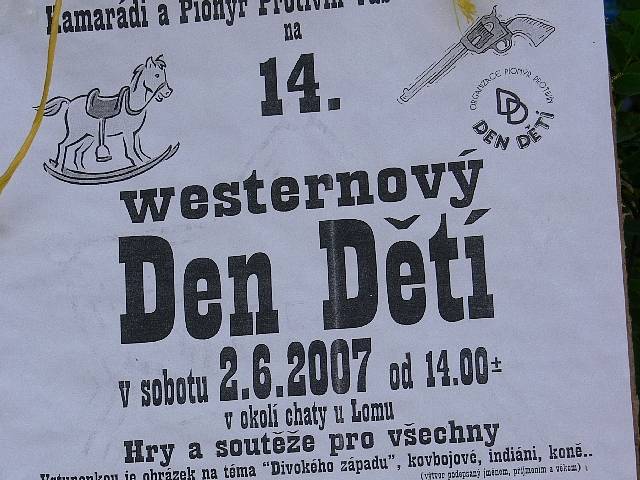 Westernový den u lomu