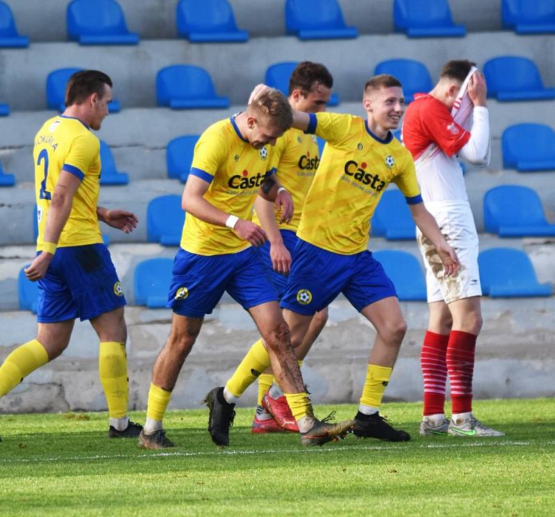 ČFL: FC Písek - Povltavská FA 1:0 (0:0). Foto: Jan Škrle