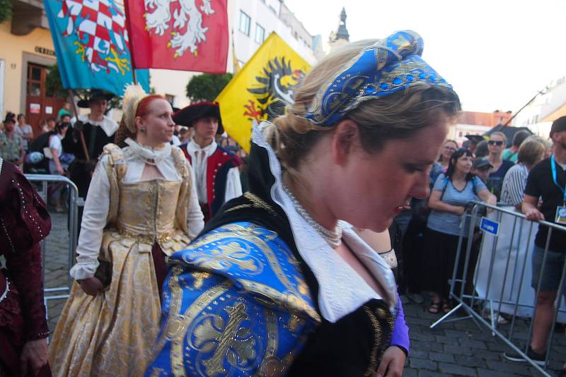 Městská slavnost Dotkni se Písku. Historická ceremonie.