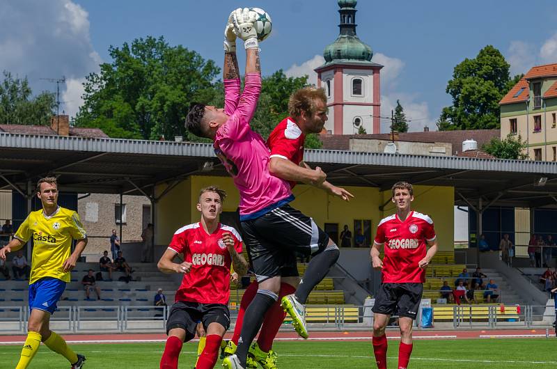 S domácími diváky se třetiligoví fotbalisté Písku rozloučili výhrou nad Chrudimí.