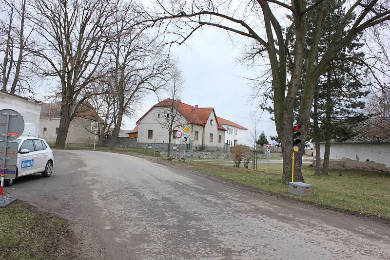 Objízdná trasa Mirovice, Slavkovice, Rakovice.