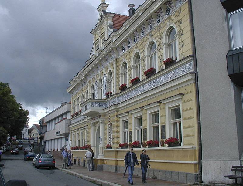 Milevsko - radnice. Ilustrační foto