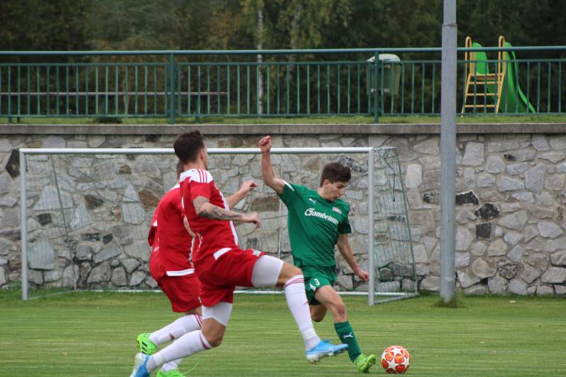 Fotbalový KP: Lažiště - Blatná 6:1.