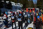 První díl 32. ročníku Šumavského Skimaratonu absolvovali lyžaři klasici mezi Modravou a Kvildou. Běželo se volnou technikou, zítra je na programu klasika.Foto: Zdeněk Formánek