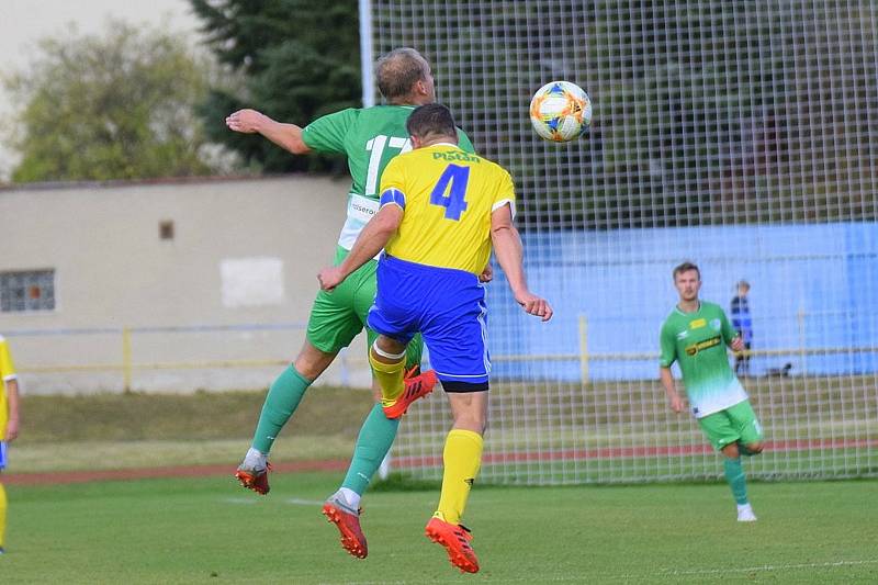 Fotbalová A třída: Vimperk - Roudné 1:0.