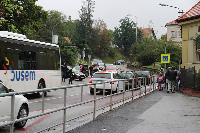 Začátek školního roku v Základní škole ve Vodňanská v Prachaticích.