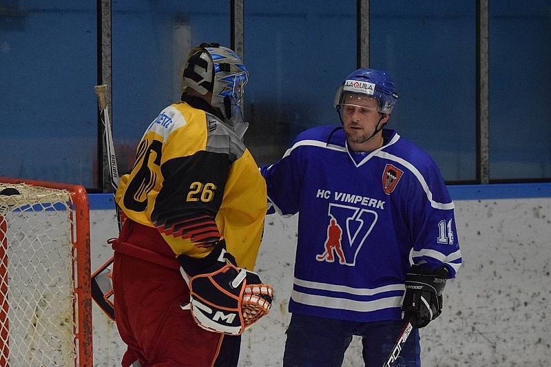 KL ledního hokeje: HC Vimperk - TJ Bpžetice 9:0 (3:0, 3:0, 3:0).