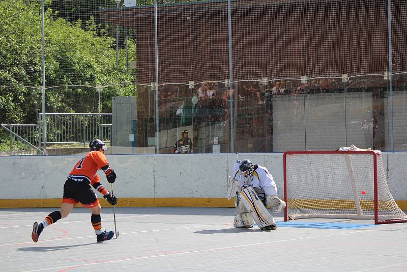 Play off 2. hokejalové ligy: HBC Prachatice - HC ŠD Písek 7:2.