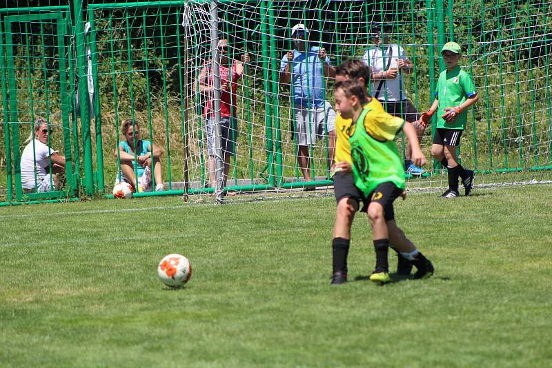 Mladí fotbalisté si zahráli zajímavý turnaj v Lažištích.