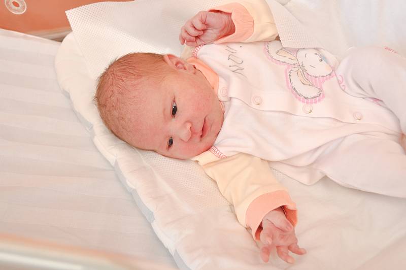 JOHANKA VOJTOVÁ, NOVÉ HUTĚ.Narodila se v pondělí 26. srpna v 18.15 hodin ve strakonické porodnici. Vážila 3 370 gramů. Má sestřičky Aničku (5let) a Julinku (3,5 roku). Rodiče: Lucie a Jiří.