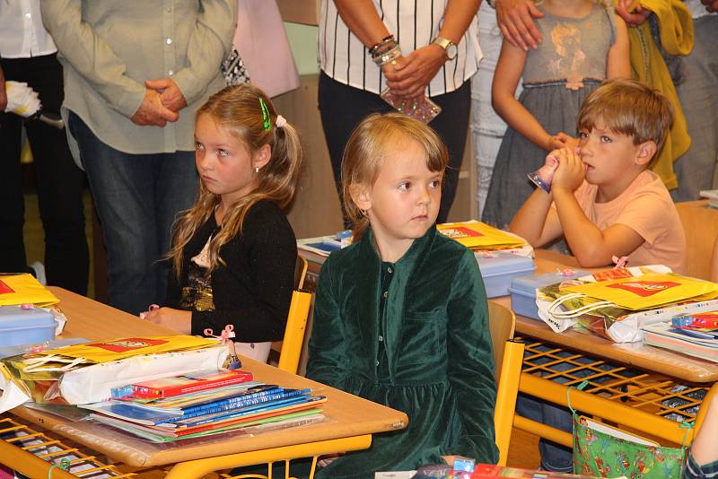 Začátek školního roku v Základní škole ve Vodňanská v Prachaticích.