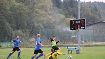 Fotbalová I.B třída: Slavoj Husinec - Osek B 4:2.