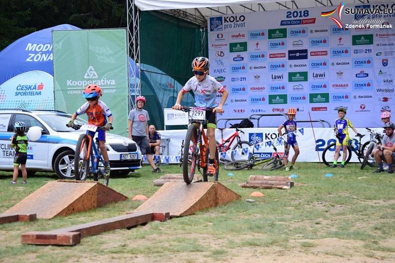 Bikeři zdolávali 21. Šumavský MTB maraton. Foto: Zdeněk Formánek