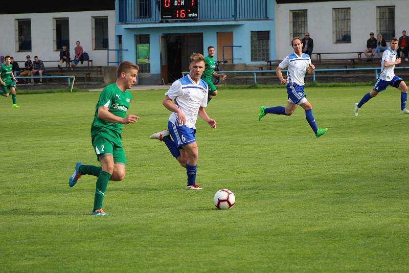 Fotbalová A třída: Vodňany - Lažiště 0:6.