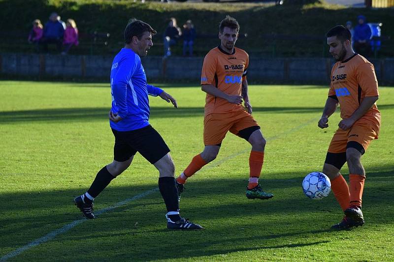 Fotbalová I.B třída: Vacov - Bělčice 0:1.