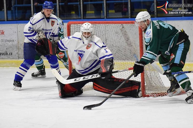 Vimperští zdolali Milevsko 3:2 a jsou stále ve hře o osmičku pro play off.