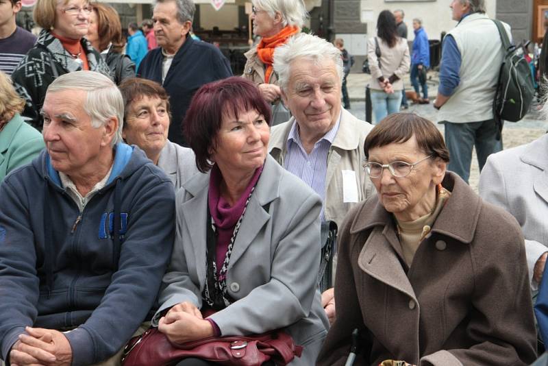 Prachatické gymnázium si připomnělo 150. výročí.